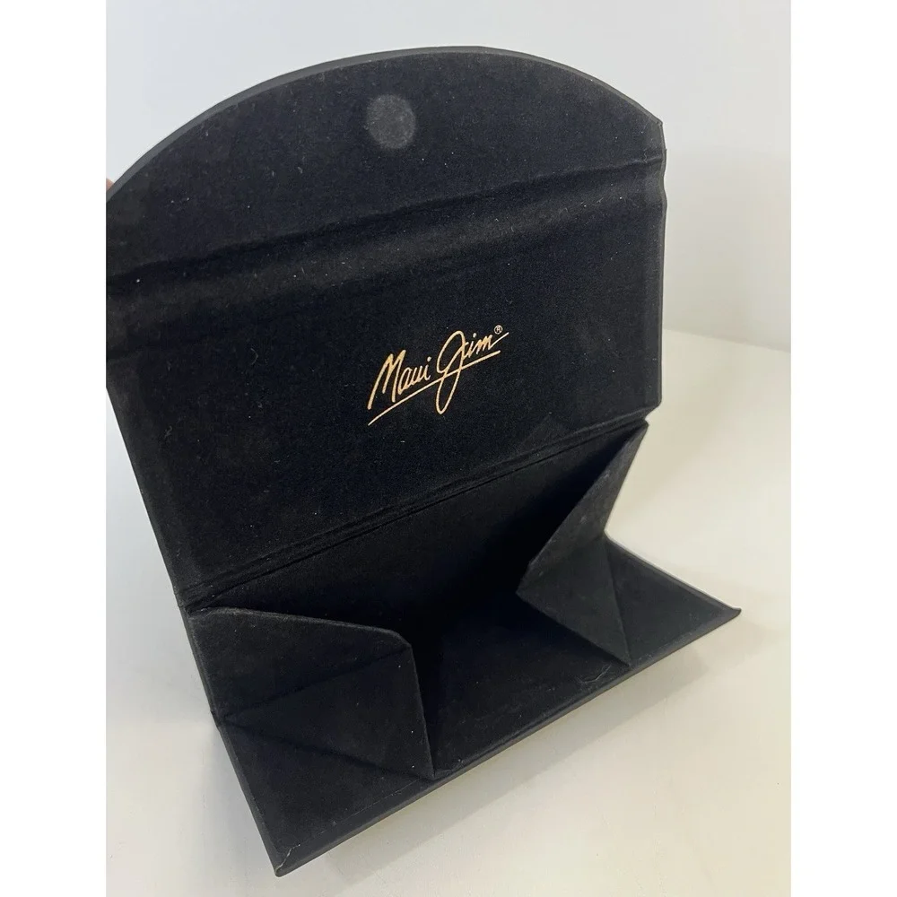Maui Jim Eyeglasses Cases Black Tri Folding Case CASE ONLY Flat